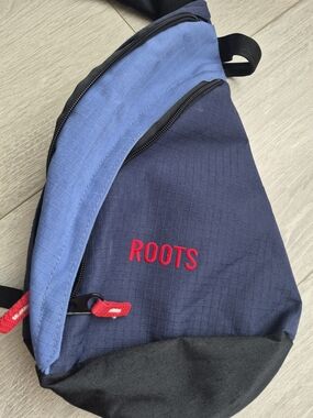 Roots Sling Backpack Crossbody One Strap Blue Black Red Unisex